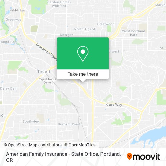 American Family Insurance - State Office map