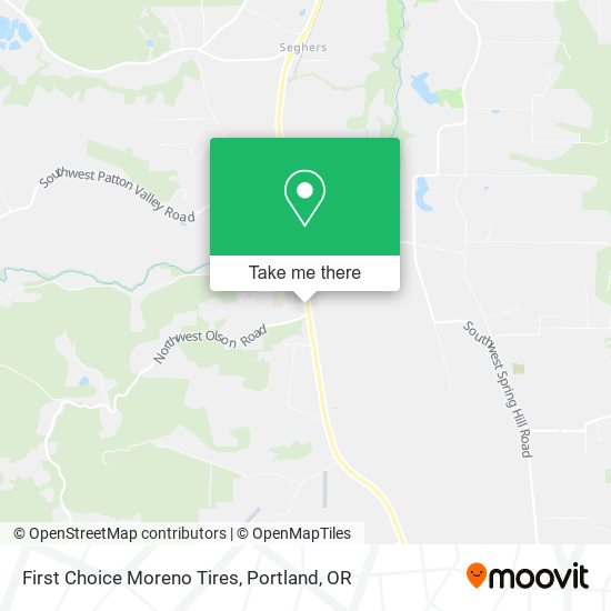 First Choice Moreno Tires map