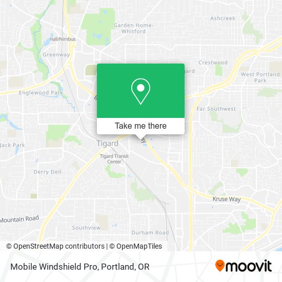 Mobile Windshield Pro map