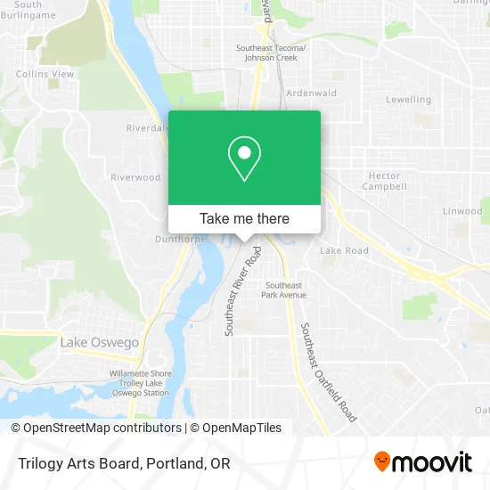 Trilogy Arts Board map