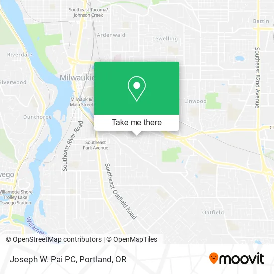 Joseph W. Pai PC map