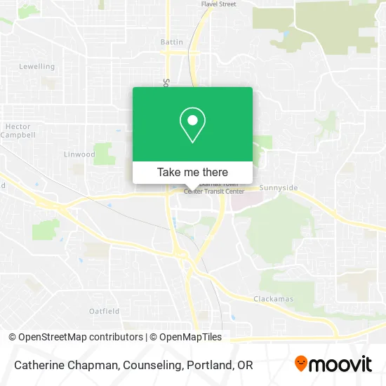 Mapa de Catherine Chapman, Counseling