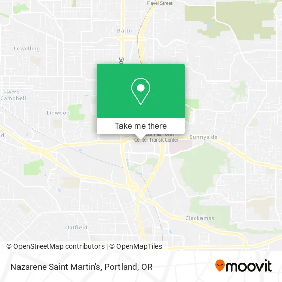 Mapa de Nazarene Saint Martin's