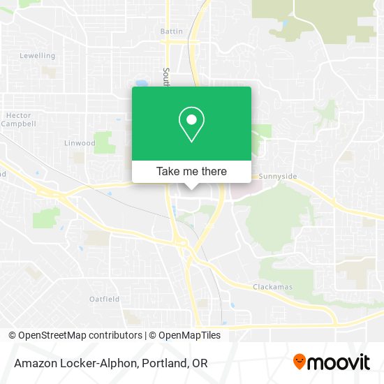 Amazon Locker-Alphon map