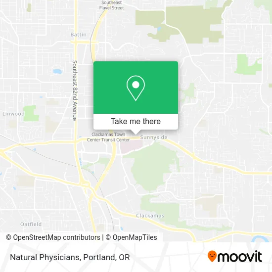 Natural Physicians map