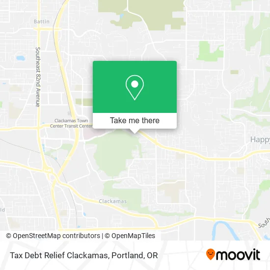 Mapa de Tax Debt Relief Clackamas
