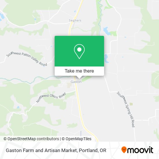 Mapa de Gaston Farm and Artisan Market