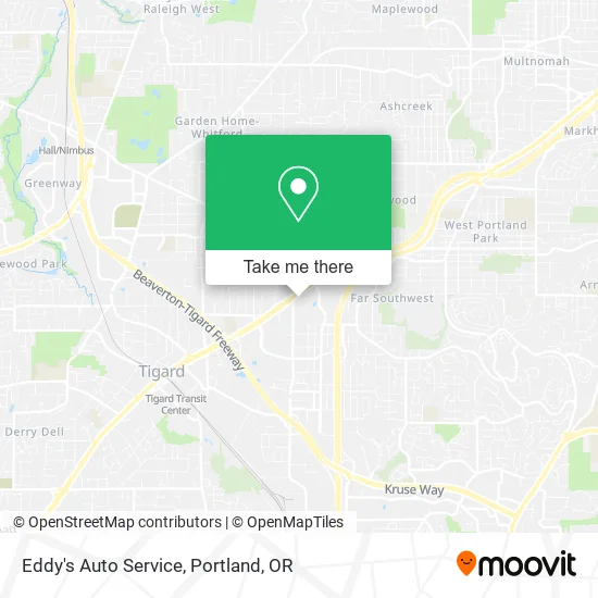 Eddy's Auto Service map