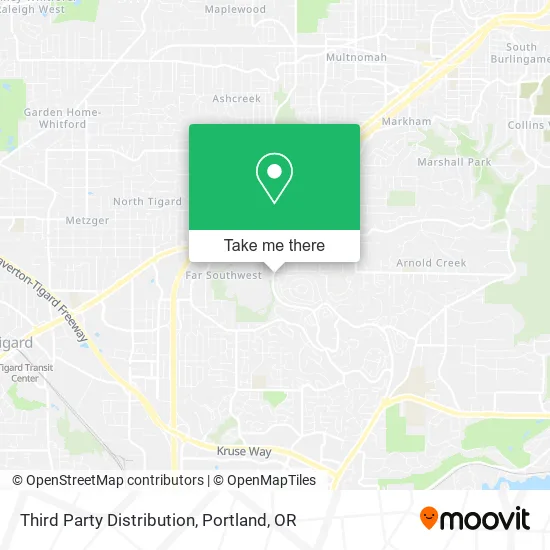 Third Party Distribution map
