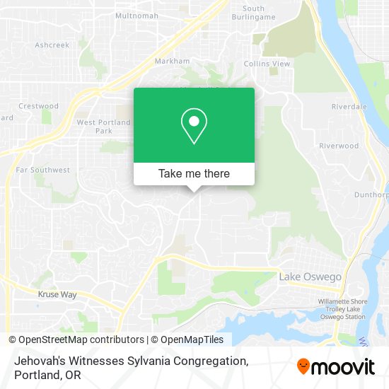 Jehovah's Witnesses Sylvania Congregation map