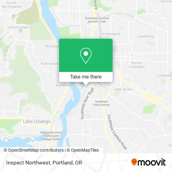 Inspect Northwest map