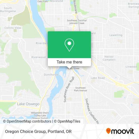 Oregon Choice Group map