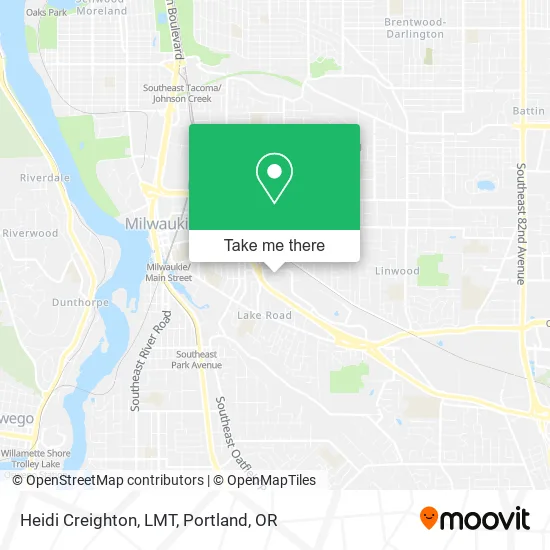 Mapa de Heidi Creighton, LMT