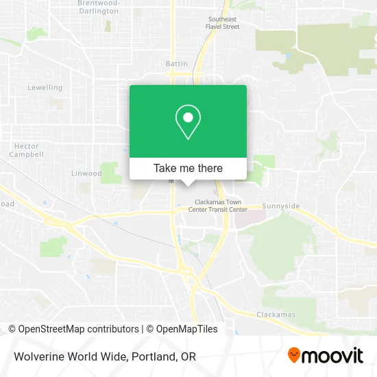 Wolverine World Wide map