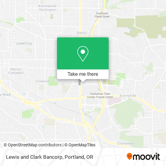 Lewis and Clark Bancorp map