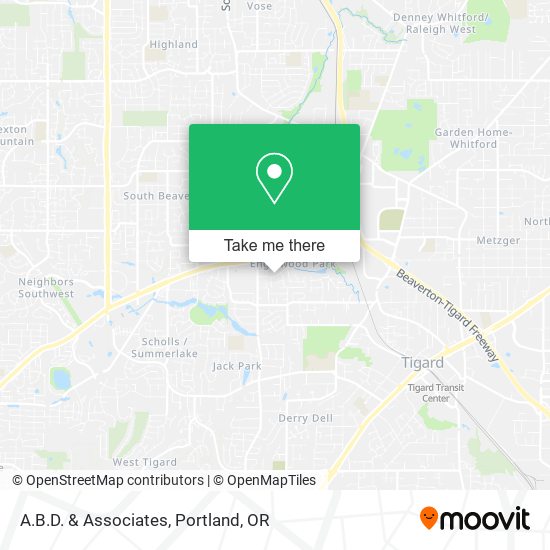 A.B.D. & Associates map