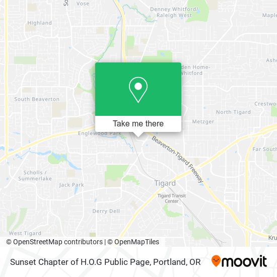 Sunset Chapter of H.O.G Public Page map