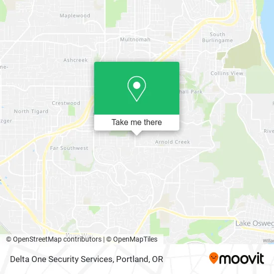 Mapa de Delta One Security Services