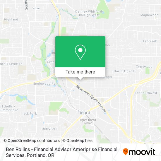 Ben Rollins - Financial Advisor Ameriprise Financial Services map