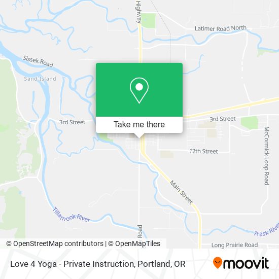 Mapa de Love 4 Yoga - Private Instruction