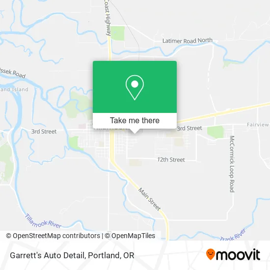 Garrett's Auto Detail map