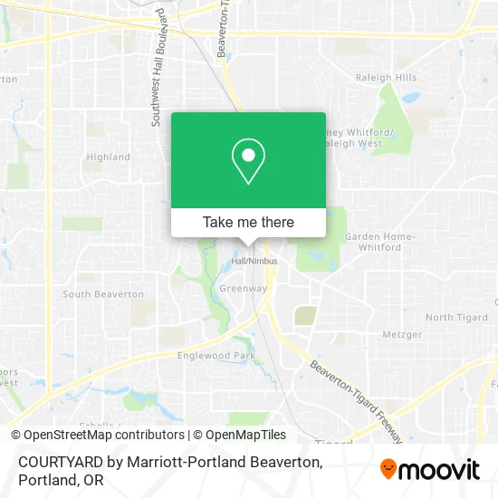 COURTYARD by Marriott-Portland Beaverton map