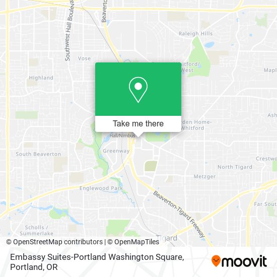 Mapa de Embassy Suites-Portland Washington Square