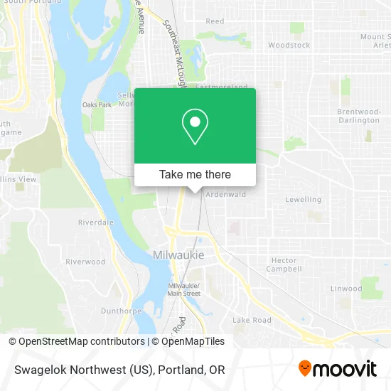 Mapa de Swagelok Northwest (US)