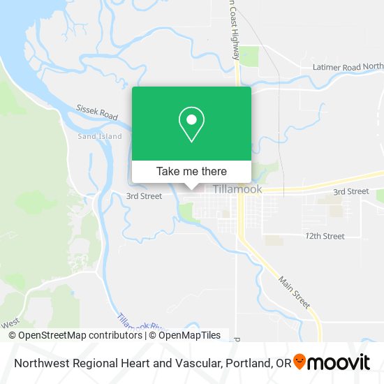 Mapa de Northwest Regional Heart and Vascular