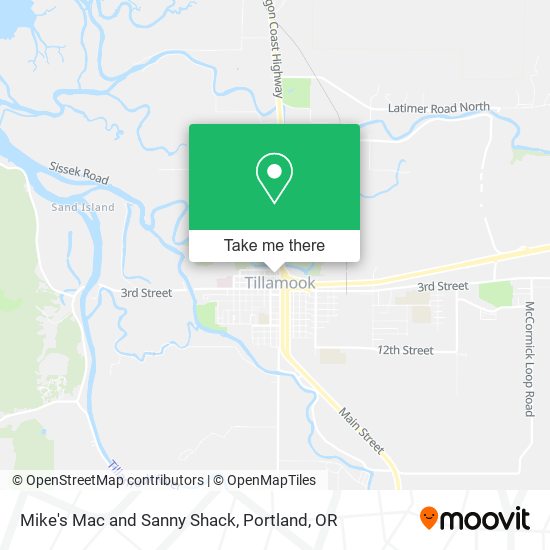 Mike's Mac and Sanny Shack map