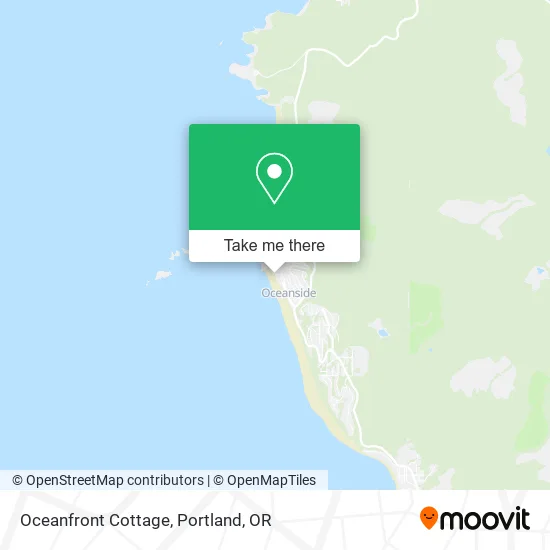 Oceanfront Cottage map