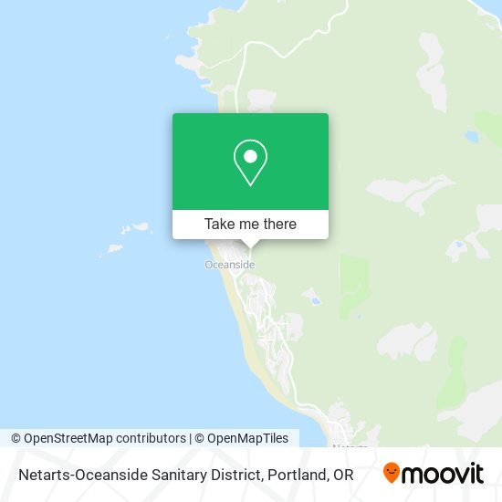 Netarts-Oceanside Sanitary District map
