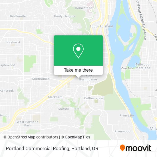 Mapa de Portland Commercial Roofing