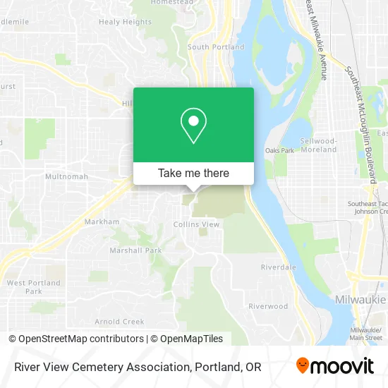 River View Cemetery Association map