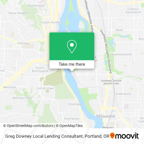 Greg Downey Local Lending Consultant map