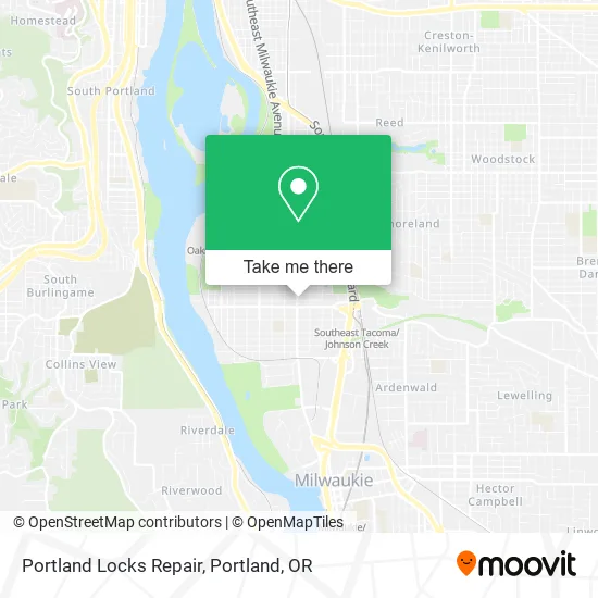 Portland Locks Repair map