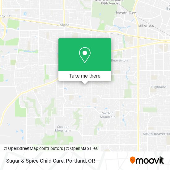Mapa de Sugar & Spice Child Care