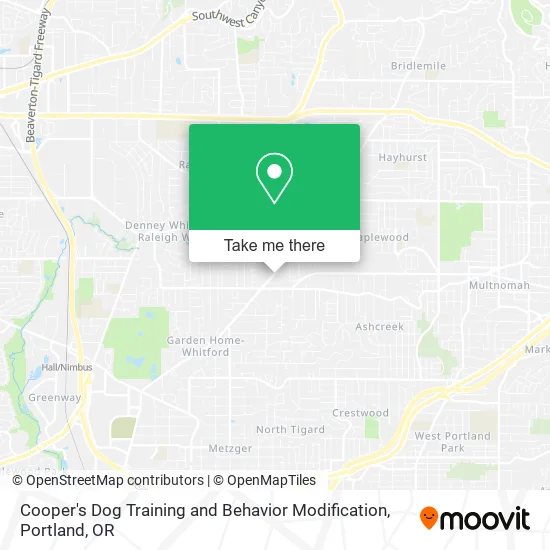 Cooper's Dog Training and Behavior Modification map