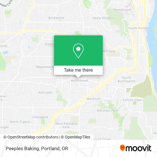 Mapa de Peeples Baking