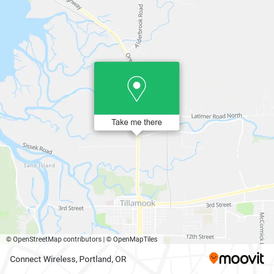 Connect Wireless map