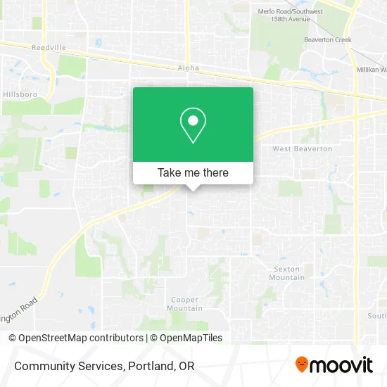 Community Services map