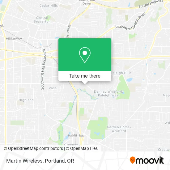Martin Wireless map