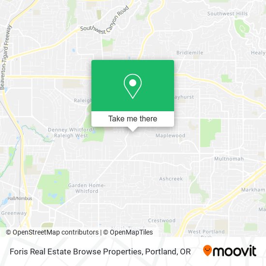 Foris Real Estate Browse Properties map