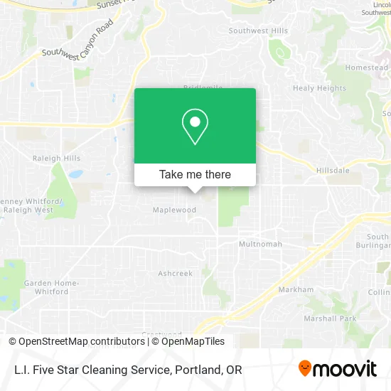Mapa de L.I. Five Star Cleaning Service