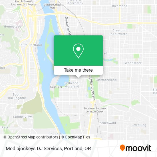 Mediajockeys DJ Services map