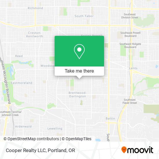 Mapa de Cooper Realty LLC