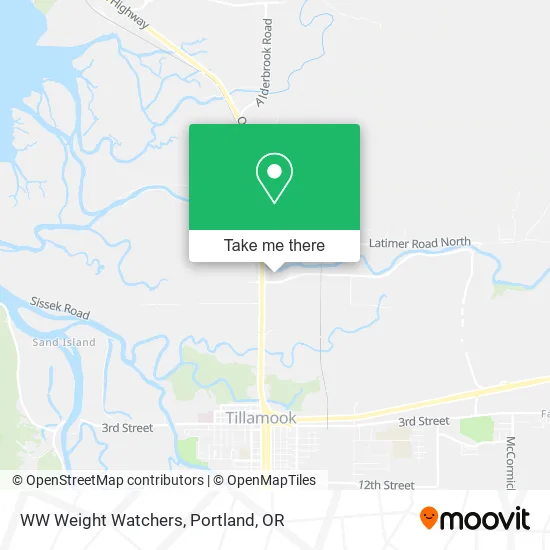 Mapa de WW Weight Watchers
