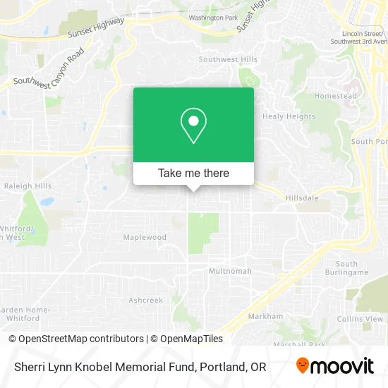 Mapa de Sherri Lynn Knobel Memorial Fund