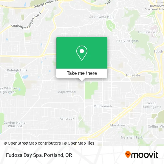 Fudoza Day Spa map