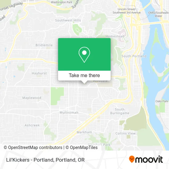 Lil'Kickers - Portland map